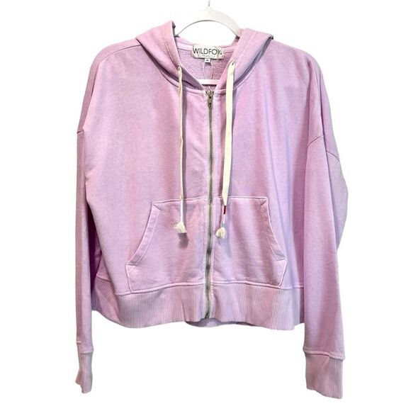 WILDFOX Wildflowers Kinley Full Zip Hoodie Size Medium - Picture 2 of 8